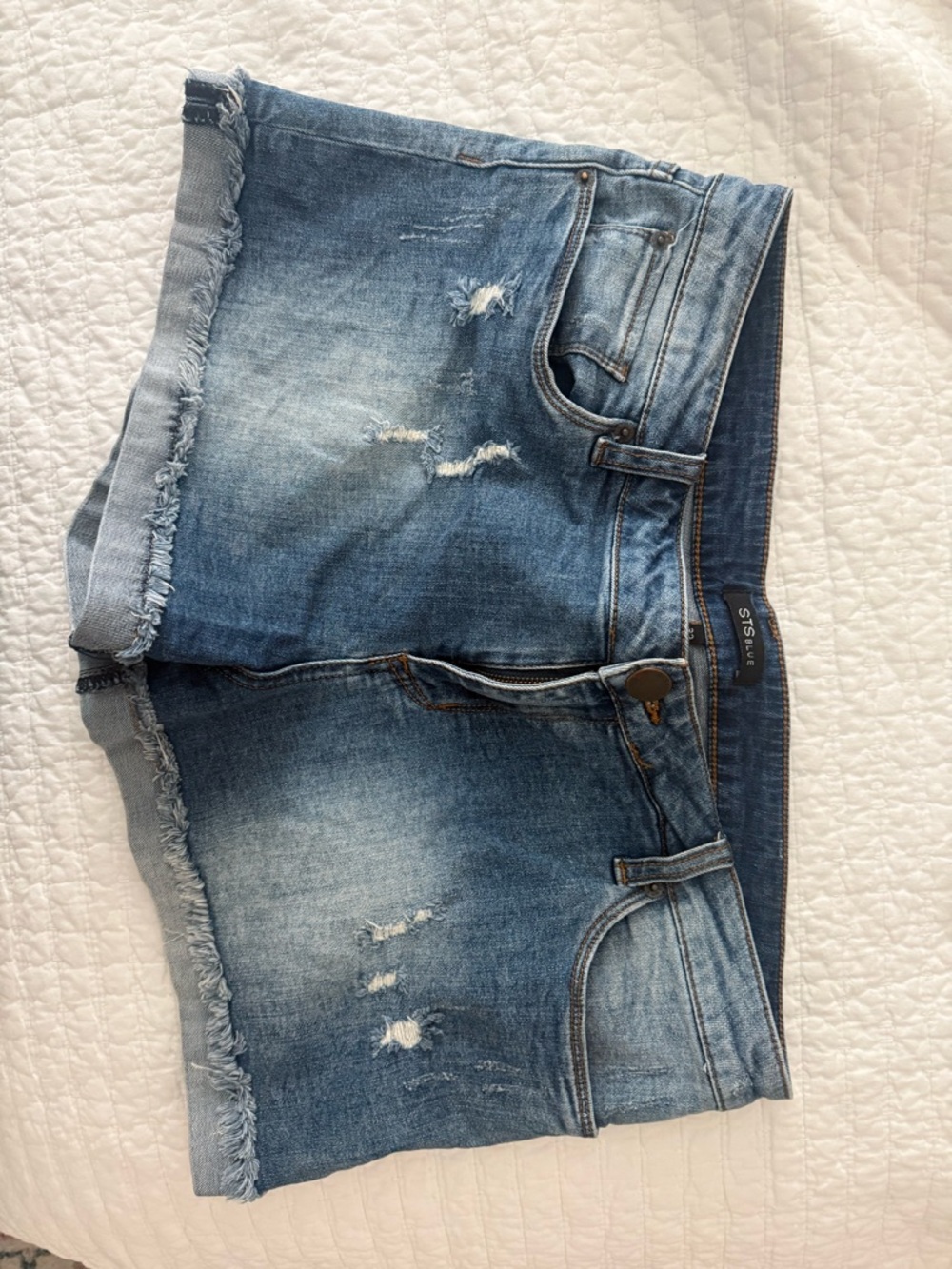 STS Blue Distressed  Denim Shorts
